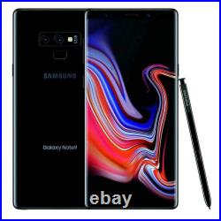 Samsung Galaxy Note 9 128GB N960U Unlocked Black Smartphone AT&T T-Mobile Sprint