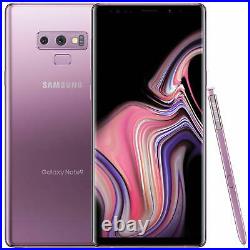 Samsung Galaxy Note 9 N960U Purple ATT Sprint T-Mob Verizon Unlocked Very Good