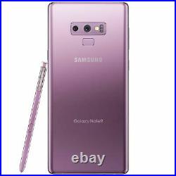 Samsung Galaxy Note 9 N960U Purple ATT Sprint T-Mob Verizon Unlocked Very Good