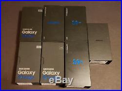 Samsung Galaxy Note S7 Edge 9+ BOX only NO CELL PHONES See pics Lot of 7