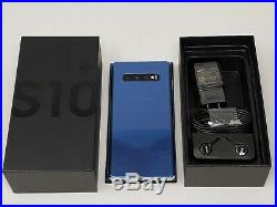 Samsung Galaxy S10+ Plus G975U 128GB Prism Blue Factory Unlocked NEW