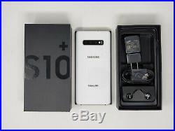 Samsung Galaxy S10+ Plus G975U 128GB Prism White Factory Unlocked NEW