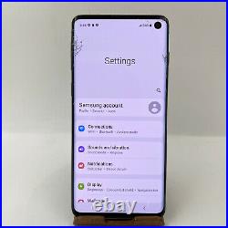 Samsung Galaxy S10 SM-G973U1 128GB Black (Unlocked) Smartphone READ