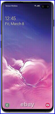 Samsung Galaxy S10+ SM-G975U 128GB (Unlocked) Smartphone-Prism Blk B-Stock