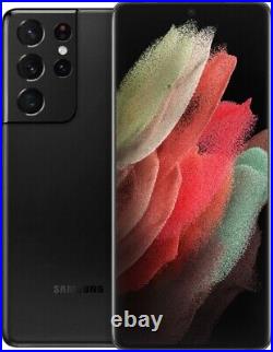 Samsung Galaxy S21 Ultra 5G SM-G998U 128GB Black Fully Unlocked Good