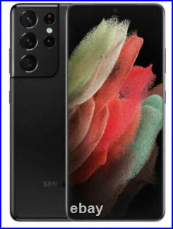 Samsung Galaxy S21 Ultra 5G SM-G998U 128GB Black -(Unlocked) Very Good