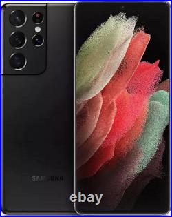 Samsung Galaxy S21 Ultra 5G SM-G998U 256GB Phantom Black (Unlocked)