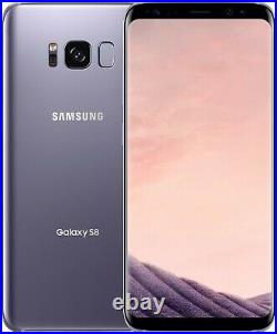 Samsung Galaxy S8 64GB Orchid Gray Fully Unlocked Smartphone Good