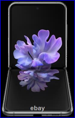 Samsung Galaxy Z Flip SM-F700F/DS 256GB Mirror Black UNLOCKED. NEVER OPENED