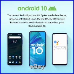 UMIDIGI F2 Android 10 ohne Vertrag 6.53 FHD+ 6GB 128GB 5150mAh NFC Handy Global