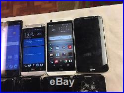 Untested Samsung/lg/htc/ztemotorola Phones Lot Of 18 (as Is Not Working)