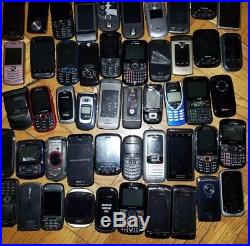 USED 150 phones+ Mixed Lot of Cell Phones from Nokia, Motorola, Samsung & More