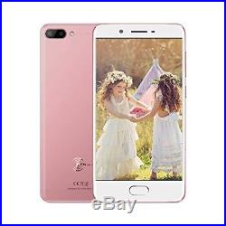 Unlocked Android 7.0 Cell Phone Smart 3000+ Battery HD Camera Rose Gold 5 inches