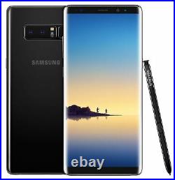 Unlocked Samsung Galaxy Note 8 SM-N950U 64GB Black (AT&T) GSM Phone