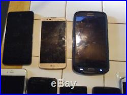 Used cell phone lot samsung lg Iphone 6s plus