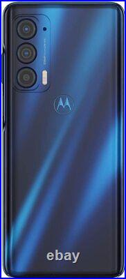 Very Good! Verizon Unlocked 6.7Motorola Moto Edge 256GB Nebula Blue Smartphone