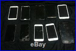 WHOLESALE LOT OF 10 BROKEN IDEVICES and PHONES. IPHONE 6 128GB IPHONE 6s 128GB