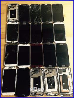WHOLESALE Lot of (20) Samsung Galaxy S4 Handset Repair Stock with FREE Shipping