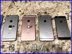 Wholesale Bulk Lot of 7 Apple iPhone 6S, 6 Plus, 6, and 5S