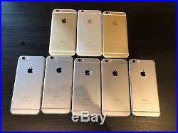 Wholesale LOT of (8) iPhone 6 (CLEAR IMEI) with Free Shipping