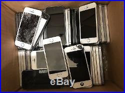 Wholesale Lot of 100 AS IS Assorted Apple iPhone 5s Cell Phones Returns/Salvage