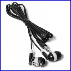 Wholesale Lot of 1,000 Disposable Black 3.5mm Earbuds Earphones Cell Phones/