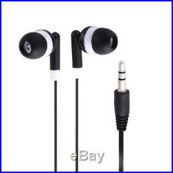 Wholesale Lot of 2,000 Disposable Black 3.5mm Earbuds Earphones Cell Phones/